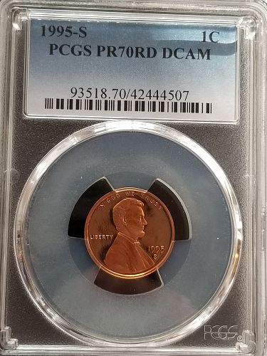 1995 s PCGS PR70RD DCAM 1C