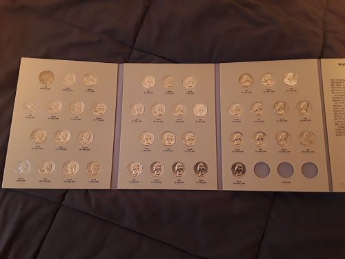 WASHINGTON QUARTER COLLECTION 1948-1964  (COINS 40 )