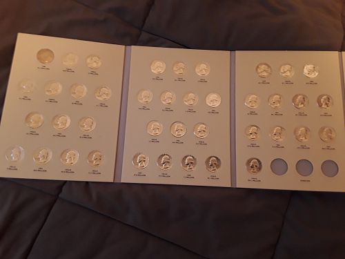 WASHINGTON QUARTER COLLECTION 1948-1964  (COINS 40 )