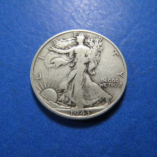 1943-S WALKING LIBERTY HALF DOLLAR ~ WORLD WAR II ERA ~ LOT C343