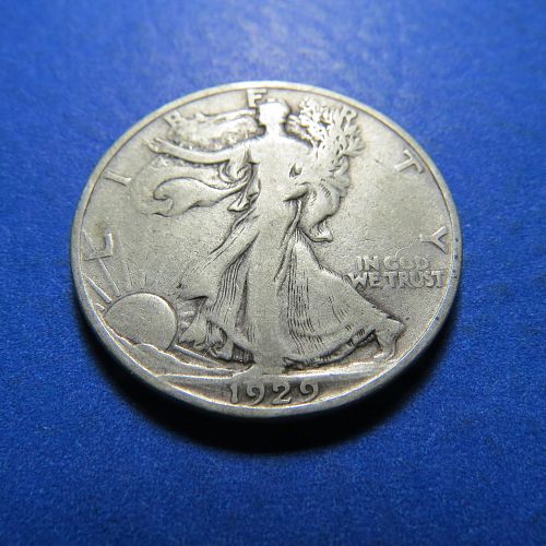 1929-S WALKING LIBERTY HALF DOLLAR ~ 90% SILVER ~ LOT C366