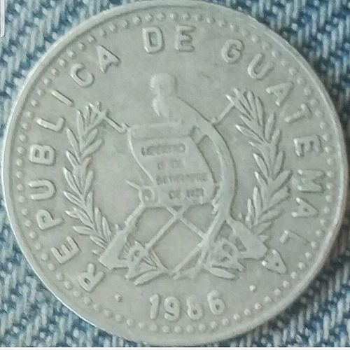 Guatemala 10 Centavos 1986 VG