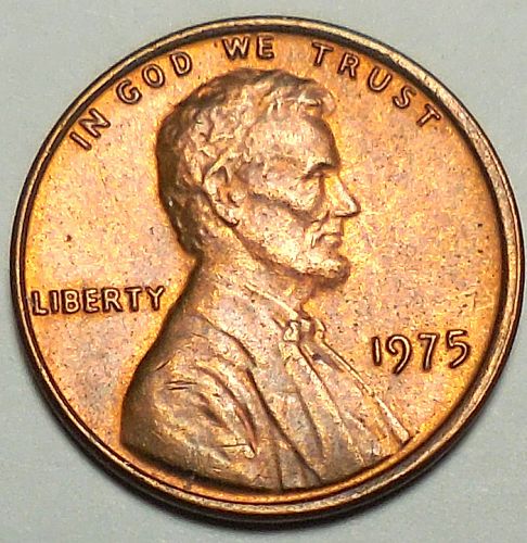 ✅1975-P Lincoln Memorial Cent✅