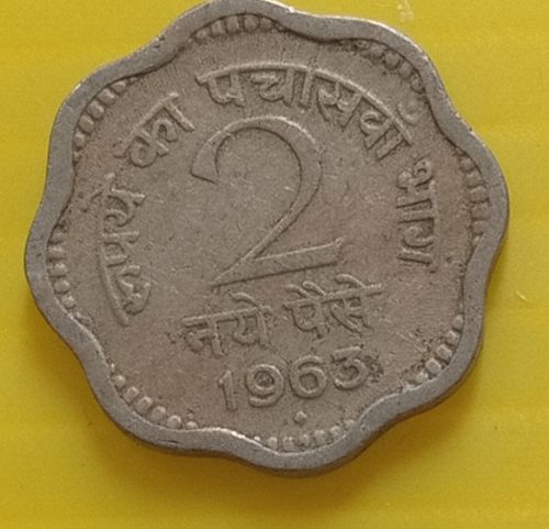 A7)...India circulated coin...1963/B