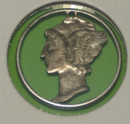 Mercury Dime Pendant  Item# Pendant 2