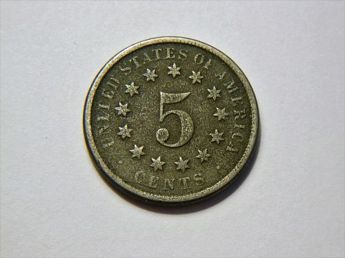 1869 Shield Nickel