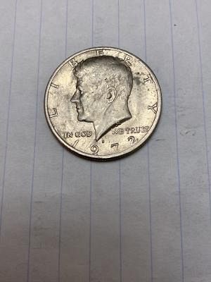 1972 D Kennedy Half Dollar Double Dollar on Reverse very noticeable!!