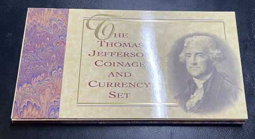 1993-P Jefferson Commemorative Coinage & Currency Set • Includes UNC $2 *Star*