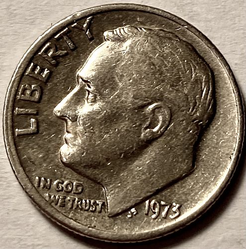 1973 P Roosevelt Dimes