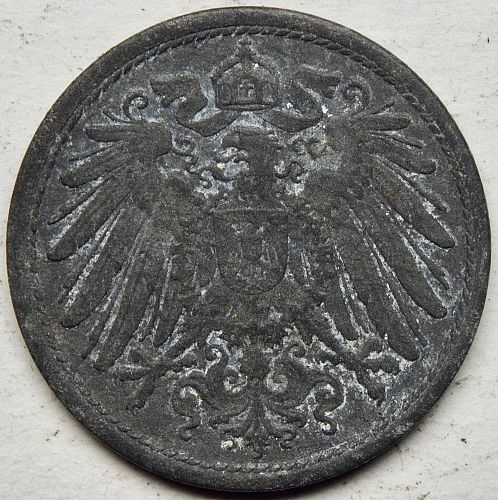 1922 Germany 10 Pfennig ZInc