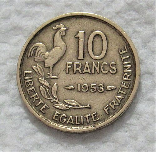 1953 France 10 Francs