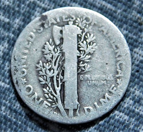 1924 D MERCURY DIME