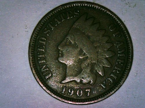 1907 Indian Head Penny