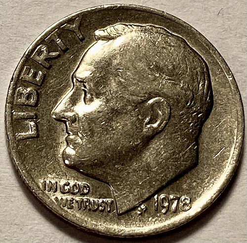 1978 P Roosevelt Dimes