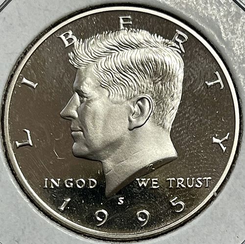 1995-S Deep Cameo Proof Kennedy US Half Dollar