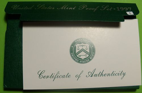 1997 Proof Set  #PR-1997-1