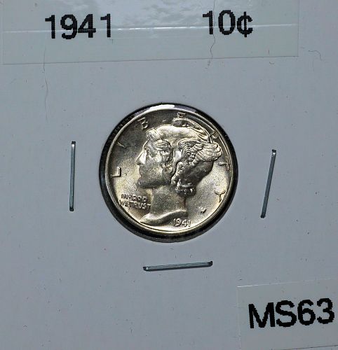 1941 Mercury Dime