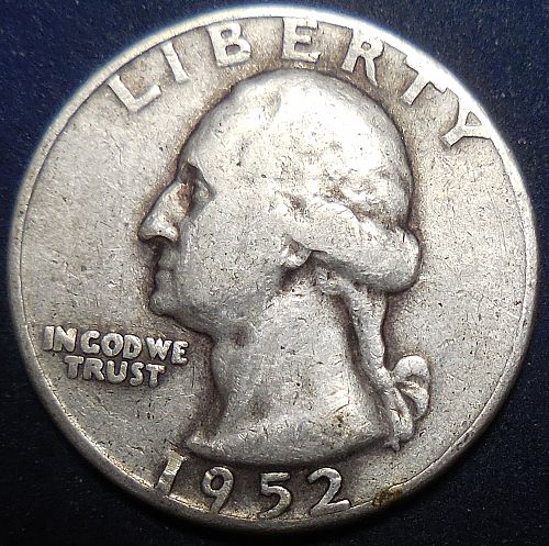 1952-D Silver Quarter Dollar