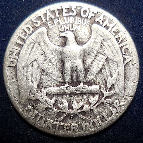 1952-D Silver Quarter Dollar