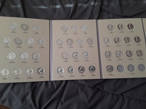 WASHINGTON QUARTER 1948-1964 TOTAL COINS 40