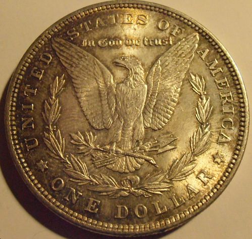 1896 P P BU Morgan Silver Dollar -  (96P15)