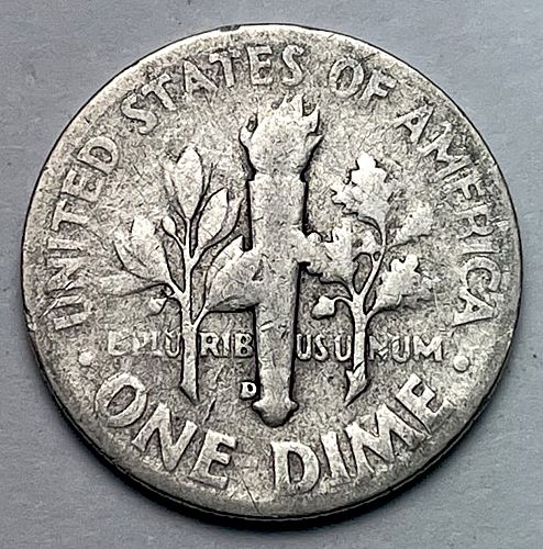 1952 D Roosevelt Dimes Silver Composition  41343