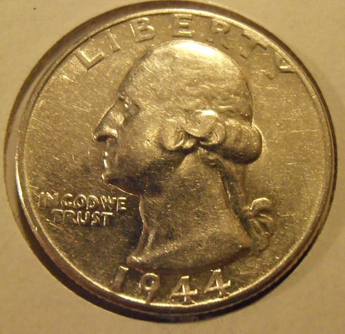 1944 P Washington Silver Quarter,  (44PAC1)
