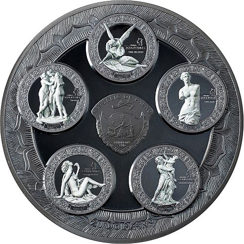 Ecstasy of Saint Teresa 5 oz Silver Coin Palau 2021