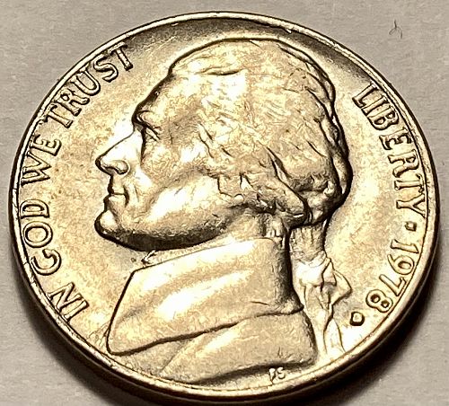1978 D Jefferson Nickels