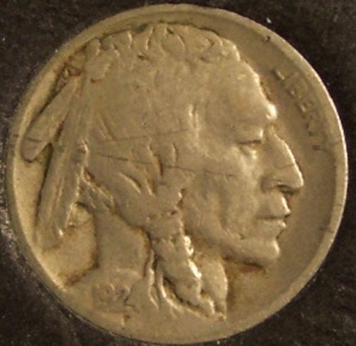 1924 Buffalo Nickel VF20 #0414