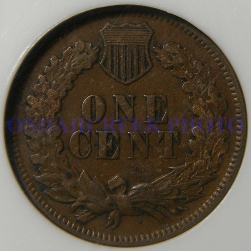 1874 Indian Head Cent NGC XF 40 BN Snow 8
