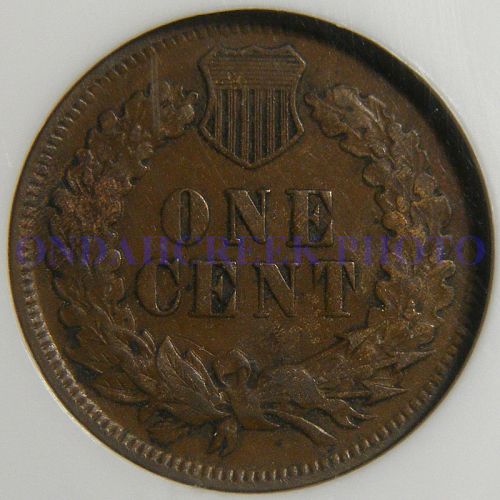 1874 Indian Head Cent NGC XF 40 BN Snow 8