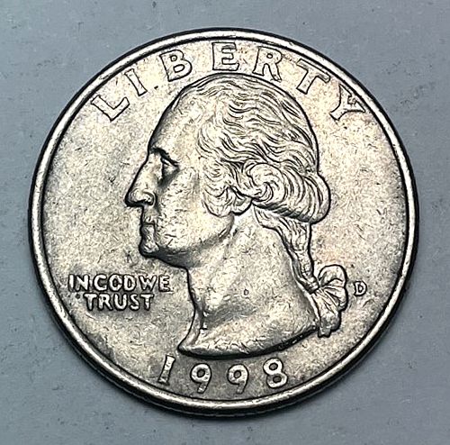 1998 D Washington Quarters Clad Composition 5141