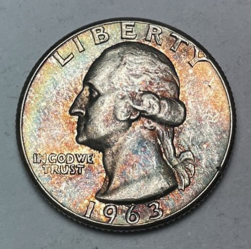 1963 Washington Quarters 90% Silver Composition  5243