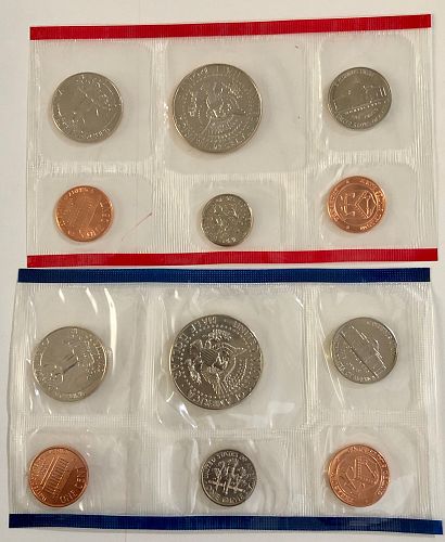 1987 Uncirculated P&D 10 Coin Set