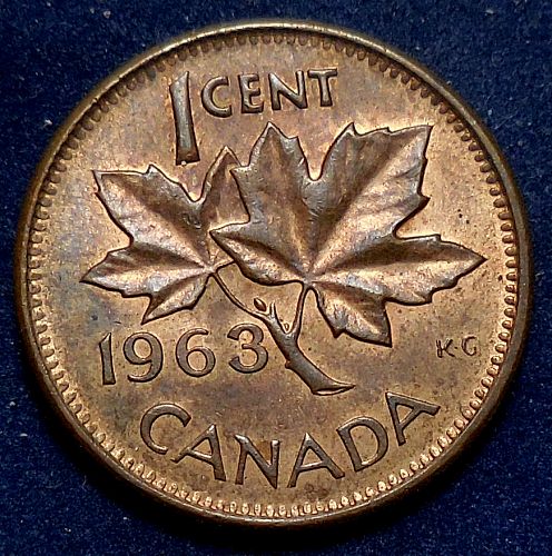 ✅1963 Canadian Cent✅