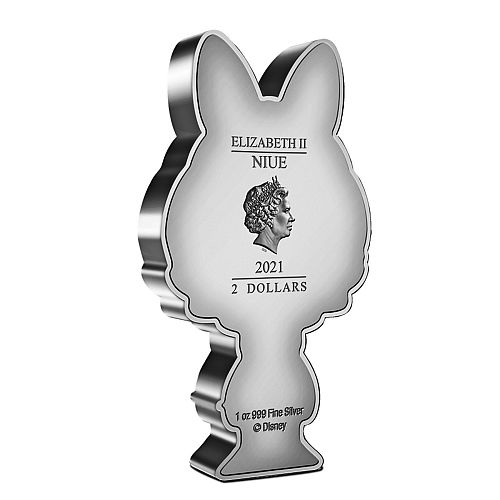 Chibi Daisy Duck Disney 1 oz Silver Coin Niue 2021