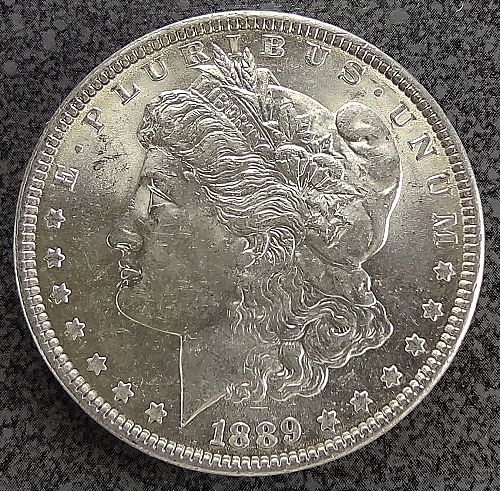 1889 P Morgan Silver Dollar Brilliant Uncirculated