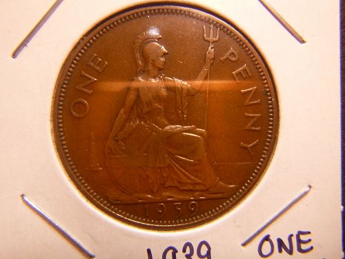 GREAT BRITAIN 1939 ONE PENNY