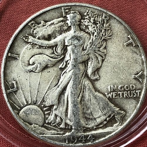 1944 WALKING LIBERTY SILVER Coin HALF 1/2 DOLLAR