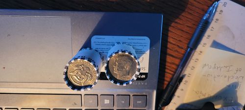 2X Kennedy Half dollar rolls
