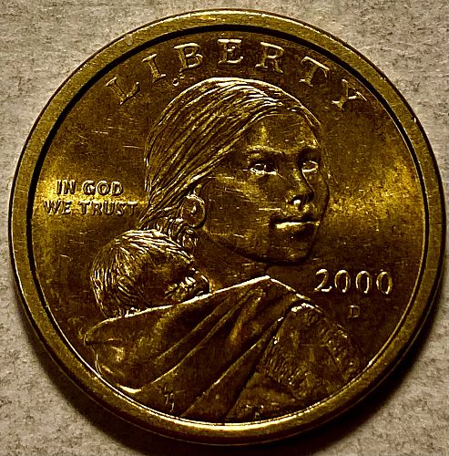 2000 D Native American & Sacagawea Dollars