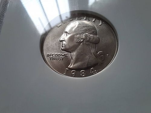 1984 P Washington Quarter Gem BU PCI MS 66 $16.50