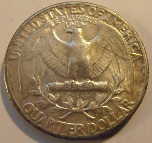 1958 P Washington Silver Quarter,  (58PEW5)