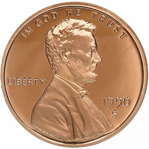 1990  S  PROOF  LINCOLN CENT