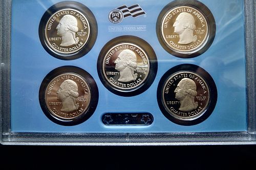 2010 -S  (5) America the Beautiful Washington Quarters
