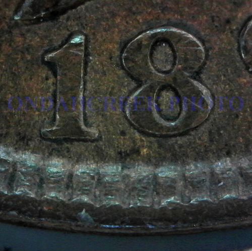 1899 Indian Cent RPD Snow 8 in AU-50