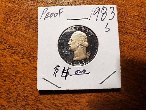 1983 S Washington Proof Quarter