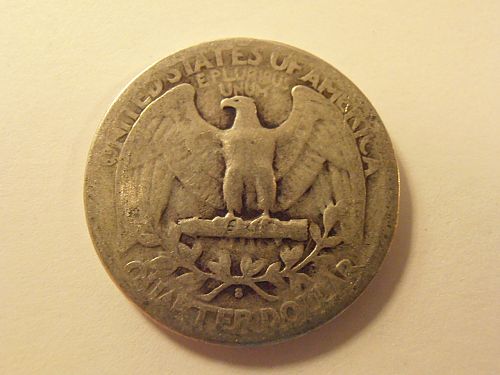 1940 S Washington Silver Quarter,  (40SAC2)