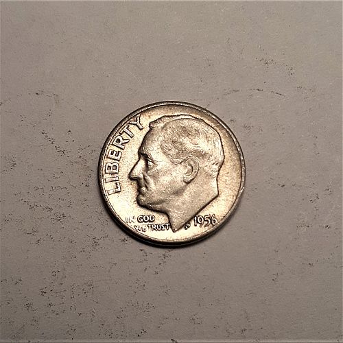 1956 P Roosevelt Dime